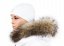 Fur trim on the hood - raccoon collar M 44/30 (78 cm)