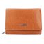 Dámská kožená peněženka LG-27718 koňak - přední strana