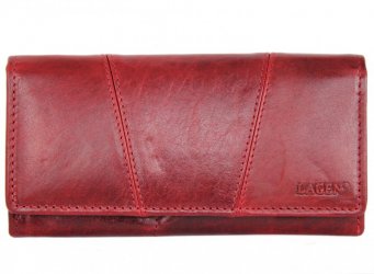 Dámska kožená peňaženka PWL-2388/T červená
