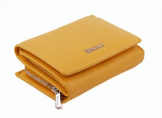 Dámska kožená peňaženka SG-27106 B Žlutá 2