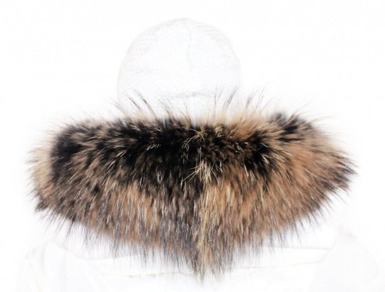 Kožušinový lem na kapucni - golier medvedíkovec  snowtop M 35/32 (60 cm)