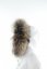 Kožešinový lem na kapuci - límec mývalovec snoutop 35/3 (60 cm)