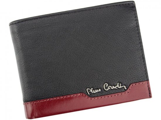 Pánska kožená peňaženka Pierre Cardin TILAK37 28806 čierna + červená