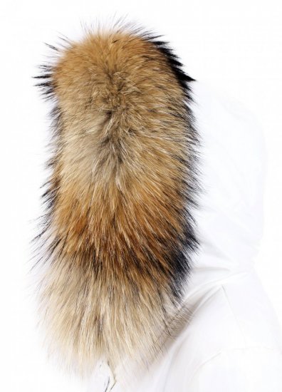 Fur trim on the hood - raccoon collar M 42/16 (70 cm) 1