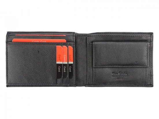 Pánska kožená peňaženka Pierre Cardin TILAK37 28806 čierna + červená
