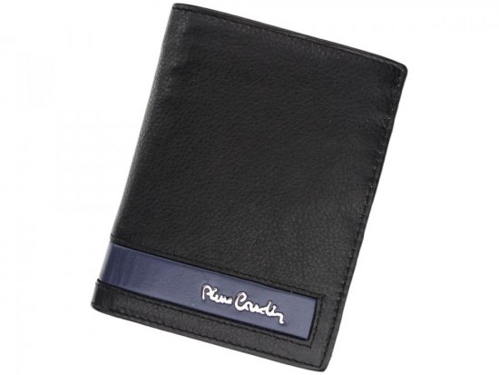 Pánská kožená peněženka Pierre Cardin CB TILAK26 2330 RFID černá + červená 1