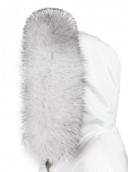 Fur trim on the hood - fox collar bluefrost white LB 21/19 (70 cm) 1