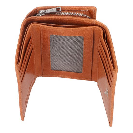 Dámská kožená peněženka LG-27718 koňak - vnitřní výbava 1