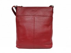 Dámská kožená taška přes rameno SG-27001 červená 1