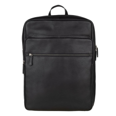 Kožený batoh na notebook UNISEX Burkely Leonardo čierny