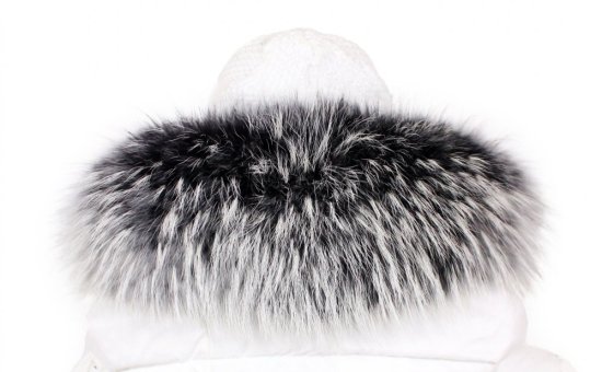 Kožešinový lem na kapuci - límec mývalovec M 36/63 (75 cm) 3