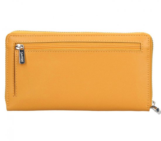 Dámska kožená peňaženka 250353 žltá