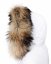Fur trim on the hood - collared raccoon  M 51/17 (65 cm) 1