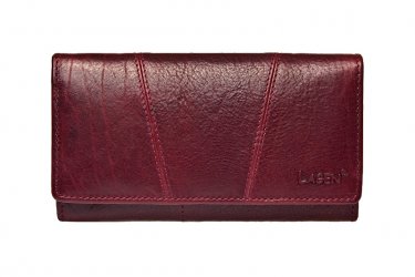 Dámska kožená peňaženka PWL-2388/T bordó