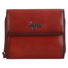 Dámská kožená peněženka LGW 2003D koňak - přední strana