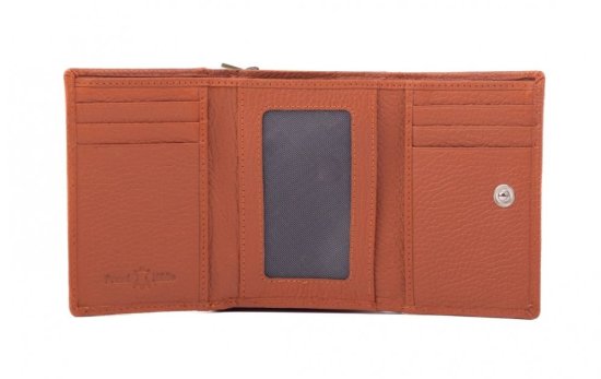 Dámská kožená peněženka SG-27106 B Oranžová 3