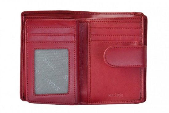 Dámská kožená peněženka SG 250313 červená