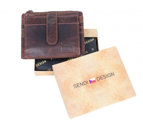 Pánská kožená peněženka B-2731CC RFID koňak - ilustrační foto balení