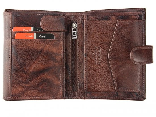 Pánská kožená peněženka Pierre Cardin FOSSIL TILAK12 2326A RFID modrá