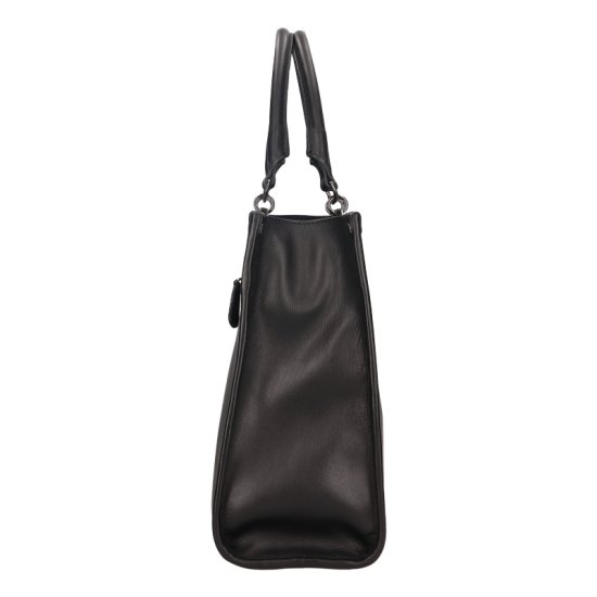 Dámská kožená kabelka BLC-223-2181 černá - boční pohled