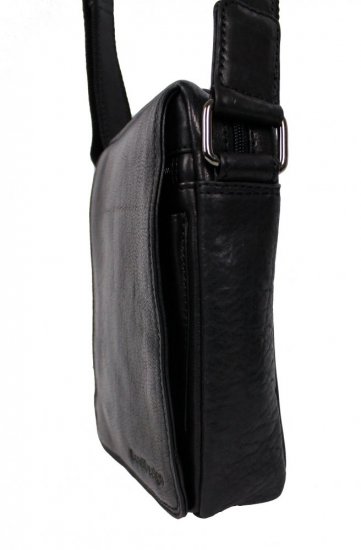Pánská kožená taška přes rameno PEDRO  černá 3