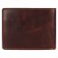 Pánska kožená peňaženka 266-6535/M lebka - hnedá 1