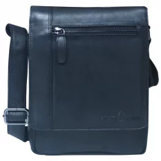 Pánská kožená taška přes rameno Gion černá