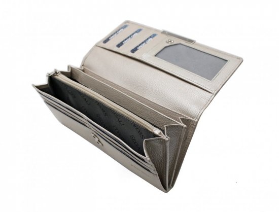 Dámská kožená peněženka SG-27066 silver