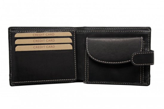 Pánska kožená peňaženka 22004 Black 2