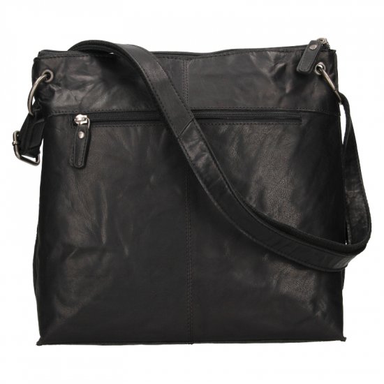 Dámská kožená taška přes rameno BLC/23287/16  černá 2