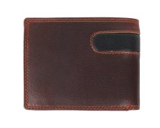 Pánská kožená peněženka D-2666 RFID hnědá 1 Pánská kožená peněženka D-2666 RFID hnědá 1