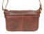 Dámska kožená taška cez rameno MIRIAM hnedá - predná strana