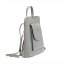 Kožený batoh MiaMore Timea šedý - boční strana