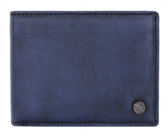 Pánská kožená peněženka - 27941142007 modrá