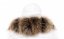Kožešinový lem na kapuci - límec mývalovec snowtop M 35/51 (47 cm) 1
