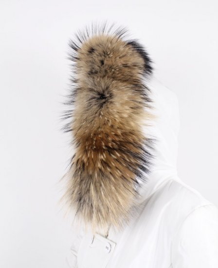 Exkluzivní kožešinový lem na kapuci - límec mývalovec snowtop MX 35/4 (70 cm)