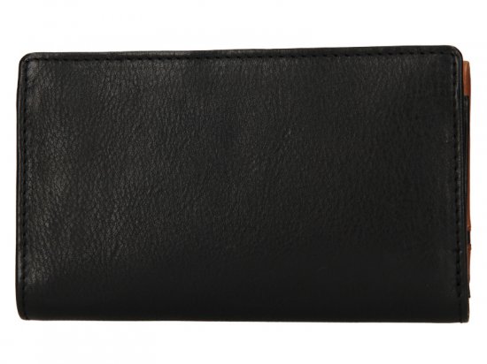 Dámska kožená peňaženka BLC/25305/222 černá/koňak 1