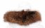 Kožušinový lem na kapucňu - golier líška snowtop black ginger LG 02/1 (65 cm) 3