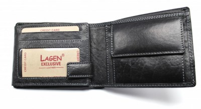 Pánská kožená peněženka 22108/T černá 6