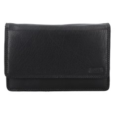 Pánská kožená etue (dokladovka) E-22035 černá