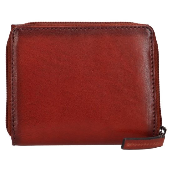 Dámská kožená peněženka LGW 2003D koňak - zadní strana