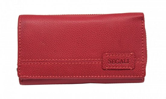 Dámska kožená peňaženka SG-21770 červená 2