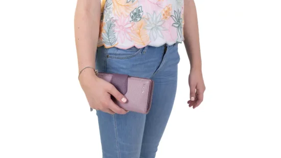 Dámská kožená peněženka SG-27617 rose/fialová 7 Dámská kožená peněženka SG-27617 rose/fialová 7