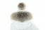 Kožešinový lem na kapuci - límec mývalovec M 164 (69 cm)