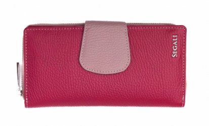 Dámská kožená peněženka SG-27617 růžová