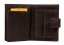 Pánska kožená peňaženka V-299 tmavo hnedá