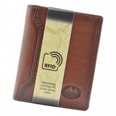 Pánská kožená peněženka El Forrest 2854-29 RFID hnědá (malá)