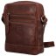 Pánska kožená taška cez rameno Izidor cognac 2