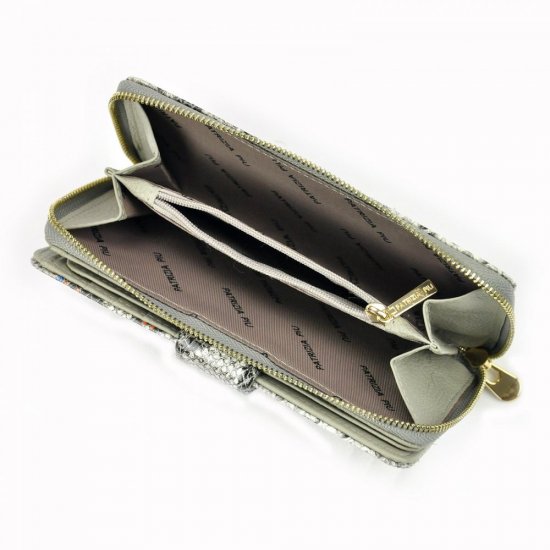 Dámska kožená peňaženka Patrizia Piu SN-116 RFID sivá + ružová