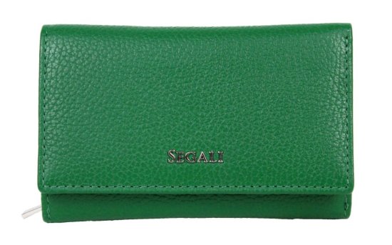 Dámska kožená peňaženka SG-27074 zelená